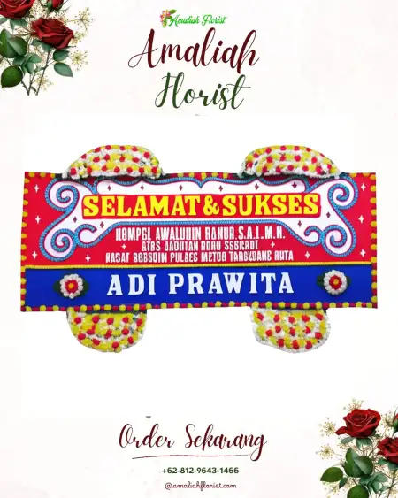 Papan Bunga Ucapan Selamat Simo